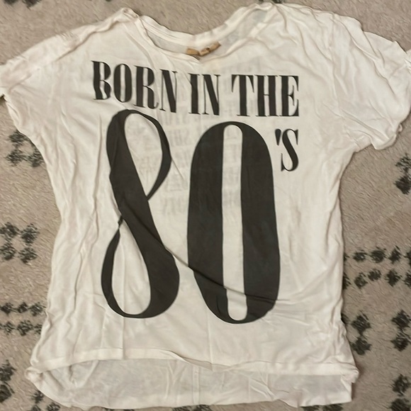 Zara Y2K - “Born in the 80s” tee - Picture 1 of 2